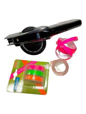 Vintage DYMO 1550 Deluxe Embossing Label Maker Bundle